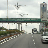 マレーシアの道路