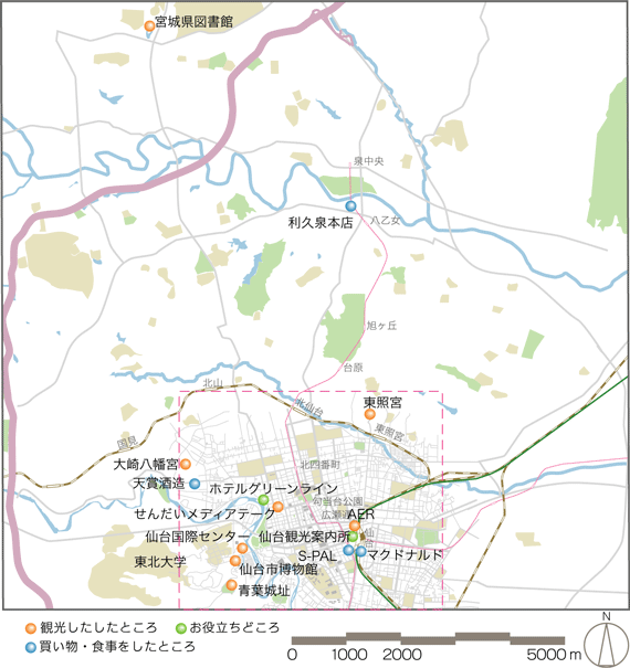 仙台広域図