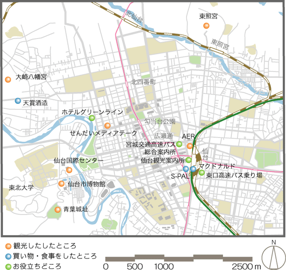 宮城福島地図